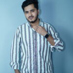 Furex Crimson Black Striped Shirt