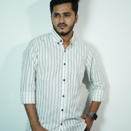 Furex White Striped Shirt