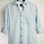 Furex Ice Blue Striped Shirt